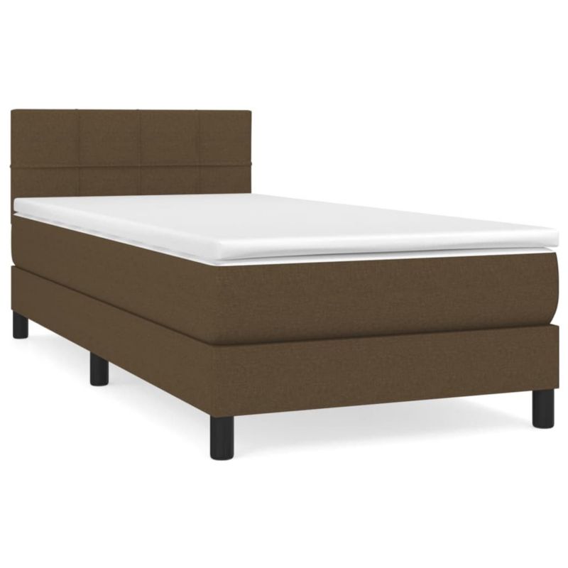 Łóżko kontynentalne WaszeMeble 90x200 cm brązowe WM-3140028 1 szt.