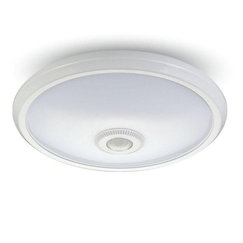Plafon sufitowy V-TAC biały LED 12W 4000K 900lm czujnik IP20 wym: 6 x 29 x 29 cm tworzywo sztuczne - 1 szt.