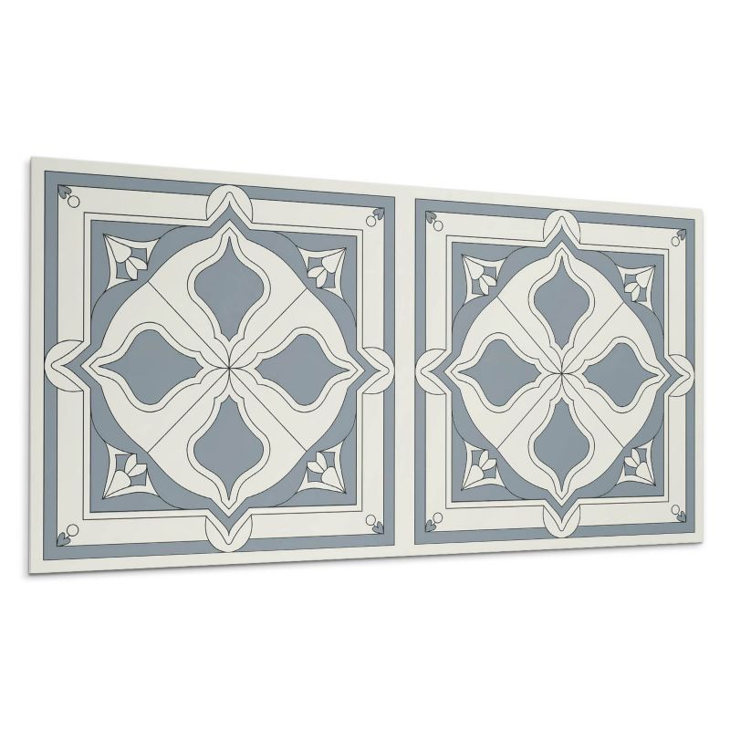 Kafelki samoprzylepne Wallfluent 40x20 cm Kwiatowy wzór na kafelkach 10 szt.