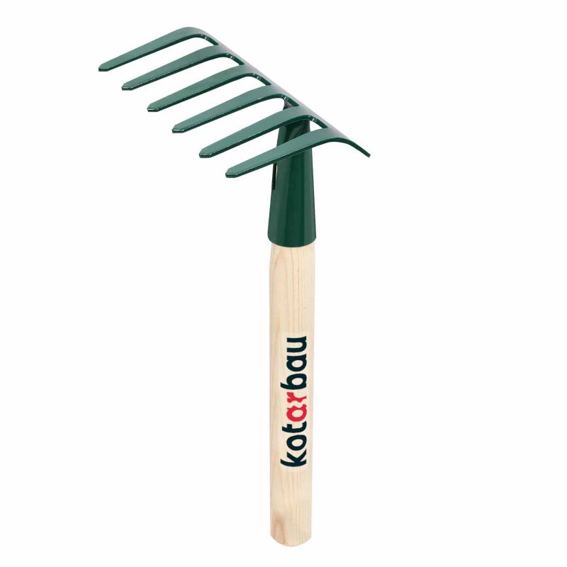Grabki ogrodnicze KOTARBAU metalowe 115 mm z drewnianym trzonem 30 cm 1 szt.