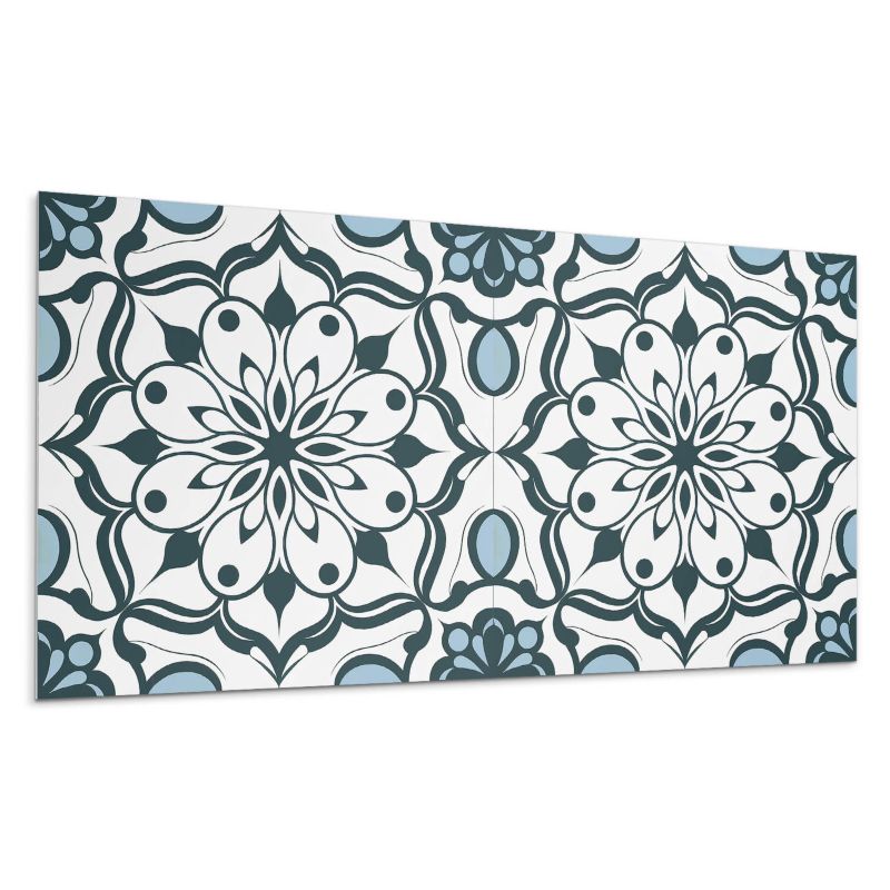 Panel samoprzylepny Wallfluent 100x50 cm Motyw mandali z kwiatowymi akcentami 1 szt.