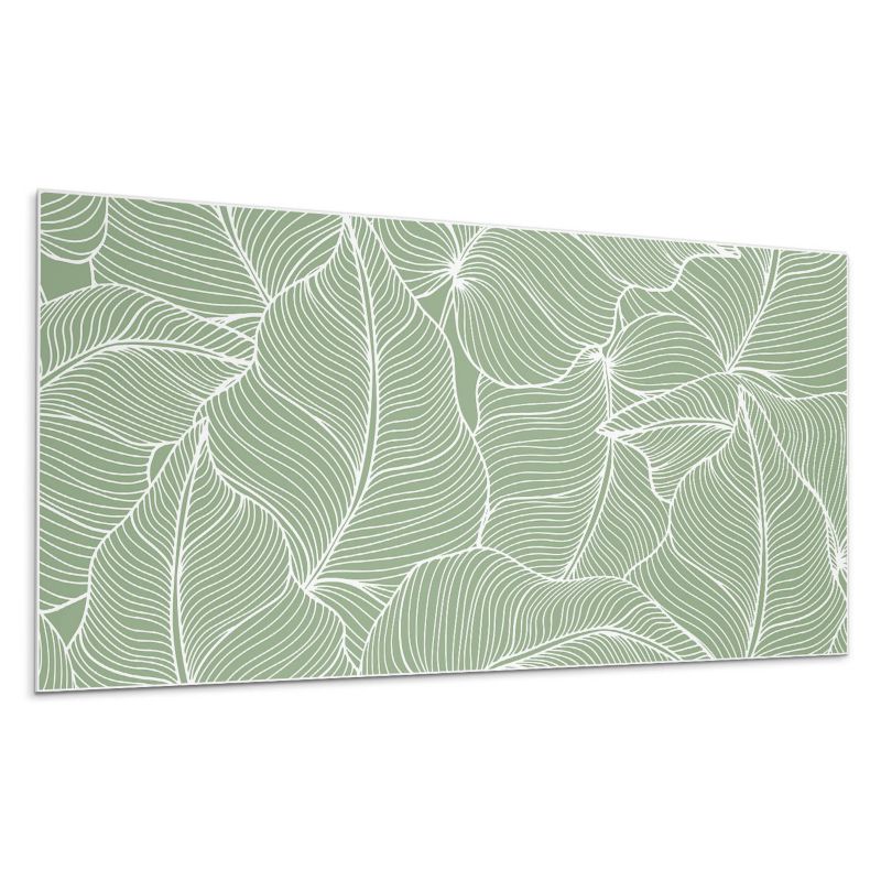 Panel samoprzylepny Wallfluent 120x60 cm Fale z motywem liści 1 szt.