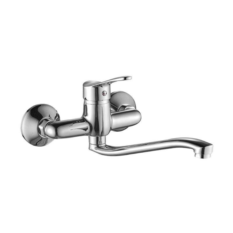 Bateria Zlewozmywakowa Kuchinox Ścienna Tibi Ruchoma wylewka Chrom 1 szt.