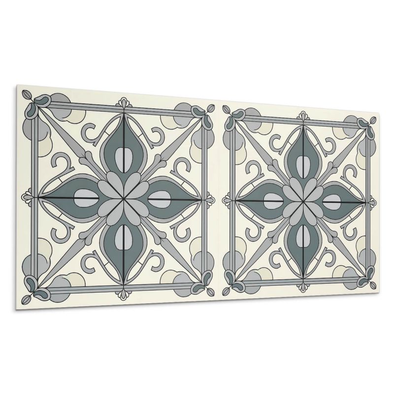 Panel samoprzylepny Wallfluent 120x60 cm Ornamentalny wzór kwiatów 1 szt.