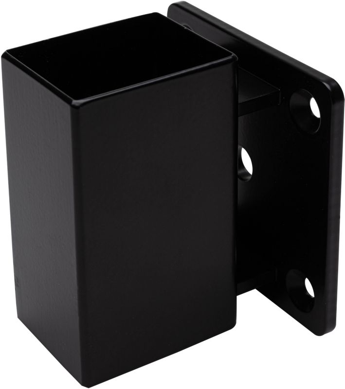Mocowanie słupka Kornik 37 x 47 mm pionowe czarne