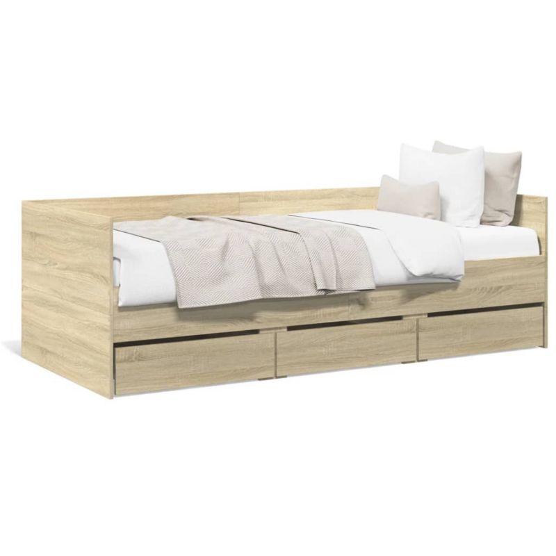 Łóżko dzienne WaszeMeble 75x190 cm brązowe WM-3280834 1 szt.