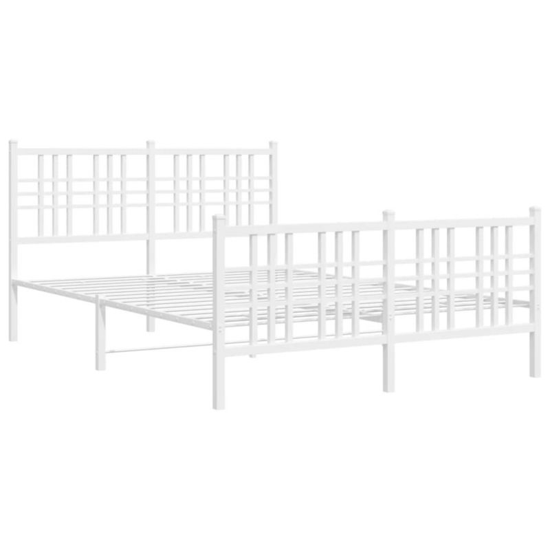Łóżko metalowe WaszeMeble 140x200 cm biała WM-376392 1 szt.