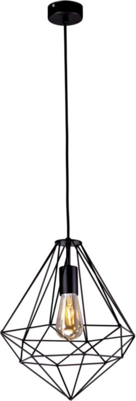 Lampa sufitowa wisząca Kaja Marko czarna wym: 105 x 30 x 30 cm 1xE27 x 60W 1 szt.
