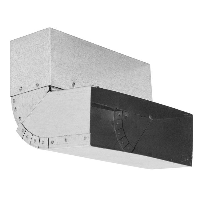 Kolano nastawne pionowe Darco 150 x 50 mm