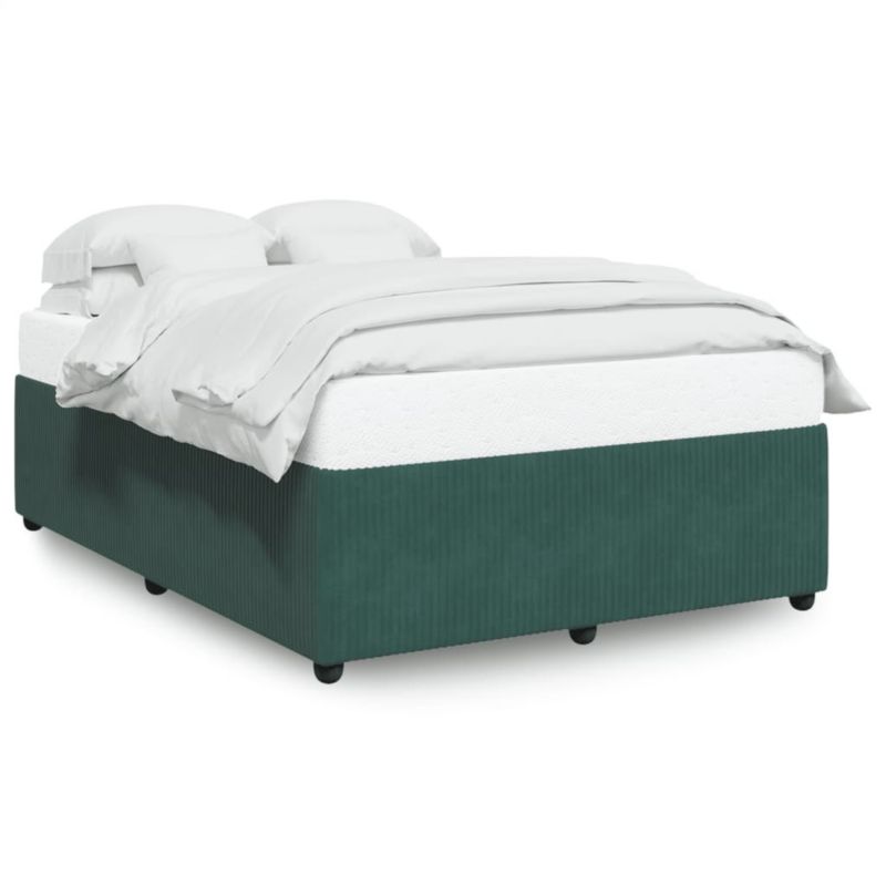 Łóżko tapicerowane WaszeMeble 140x190 cm ciemnozielone WM-3285009 1 szt.