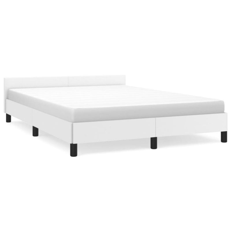 Łóżko tapicerowane WaszeMeble 140x190 cm biała WM-347496 1 szt.