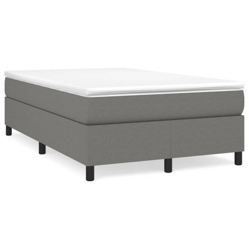 Łóżko kontynentalne WaszeMeble 120x190 cm ciemnoszare WM-3269684 1 szt.