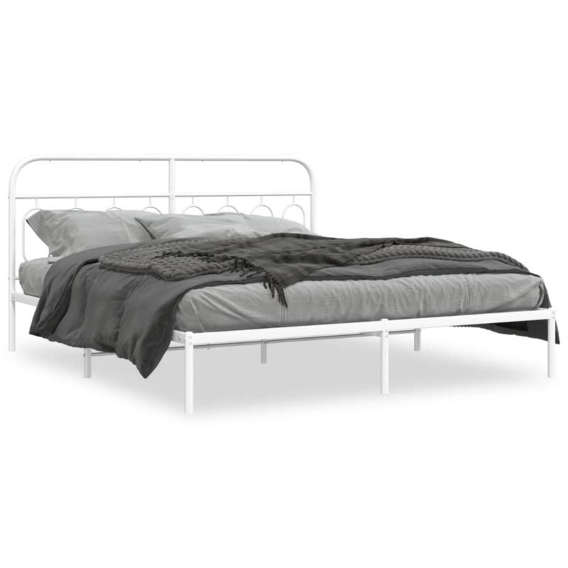 Łóżko metalowe WaszeMeble 183x213 cm biała WM-377171 1 szt.