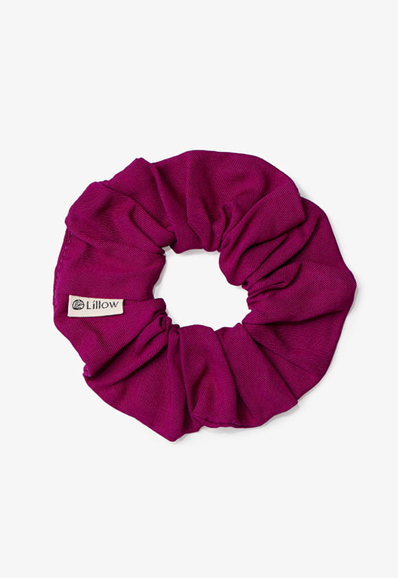 Lillow - FROTKA z wiskozy Scrunchies - viva magenta - Materiał wiskoza - Uszyto w Polsce