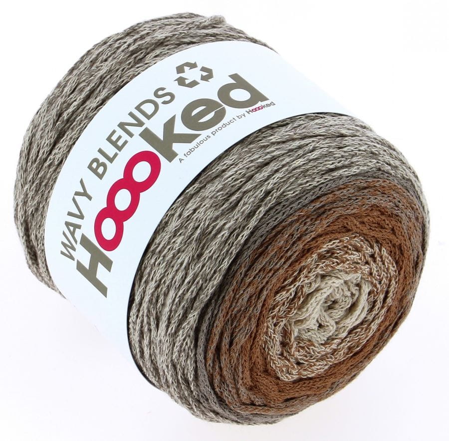 SZNUREK WAVY BLENDS HOOOKED kol. WB06 jasno beżoweżowy-beżowy .