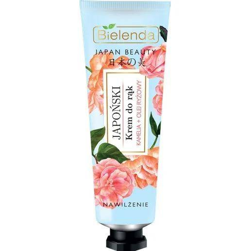 Bielenda Japan Beauty Japoński krem do rąk Kamelia + Olejek ryżowy