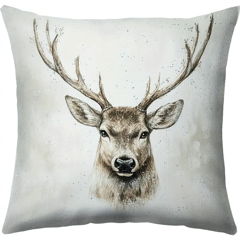Świąteczna poszewka na poduszkę Renifer 45x45 cm UT