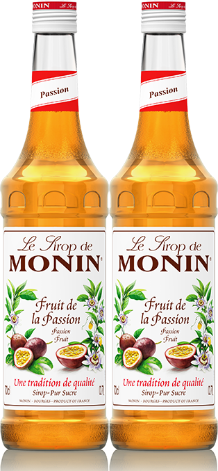 2x Syrop Monin Passion Fruit, marakuja, 700ml