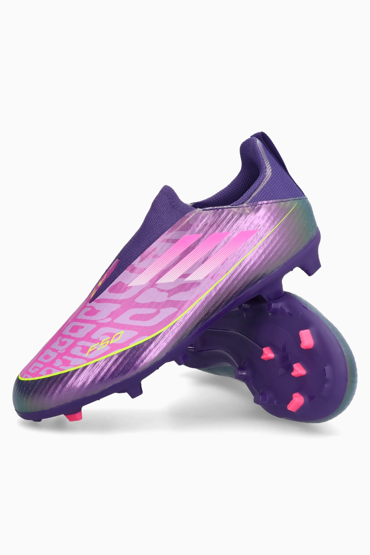 Korki adidas F50 League Lamine Yamal LL FG/MG Junior - Fioletowy