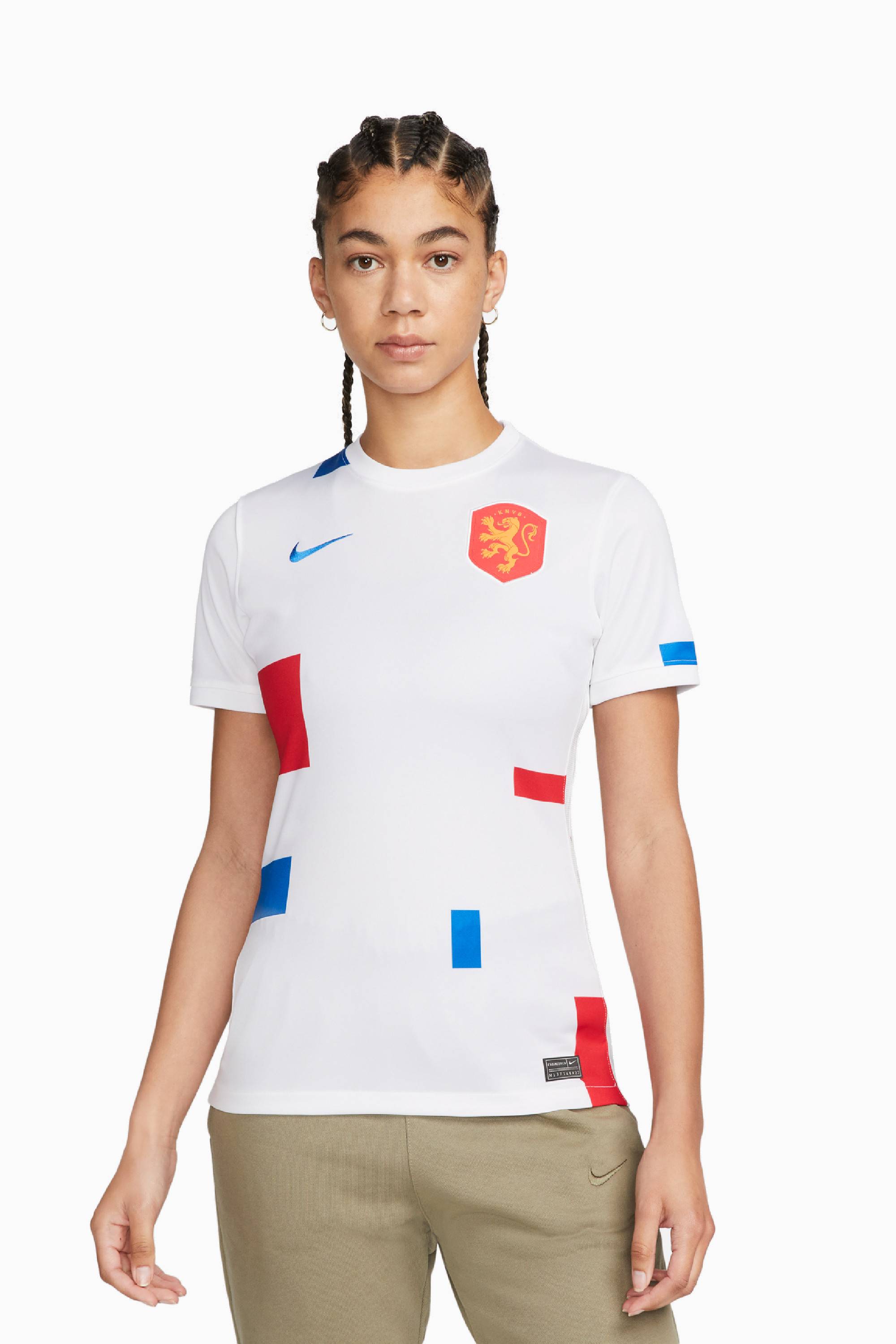 Koszulka Reprezentacji Holandii Nike 2021 Wyjazdowa Stadium Damska - Biały