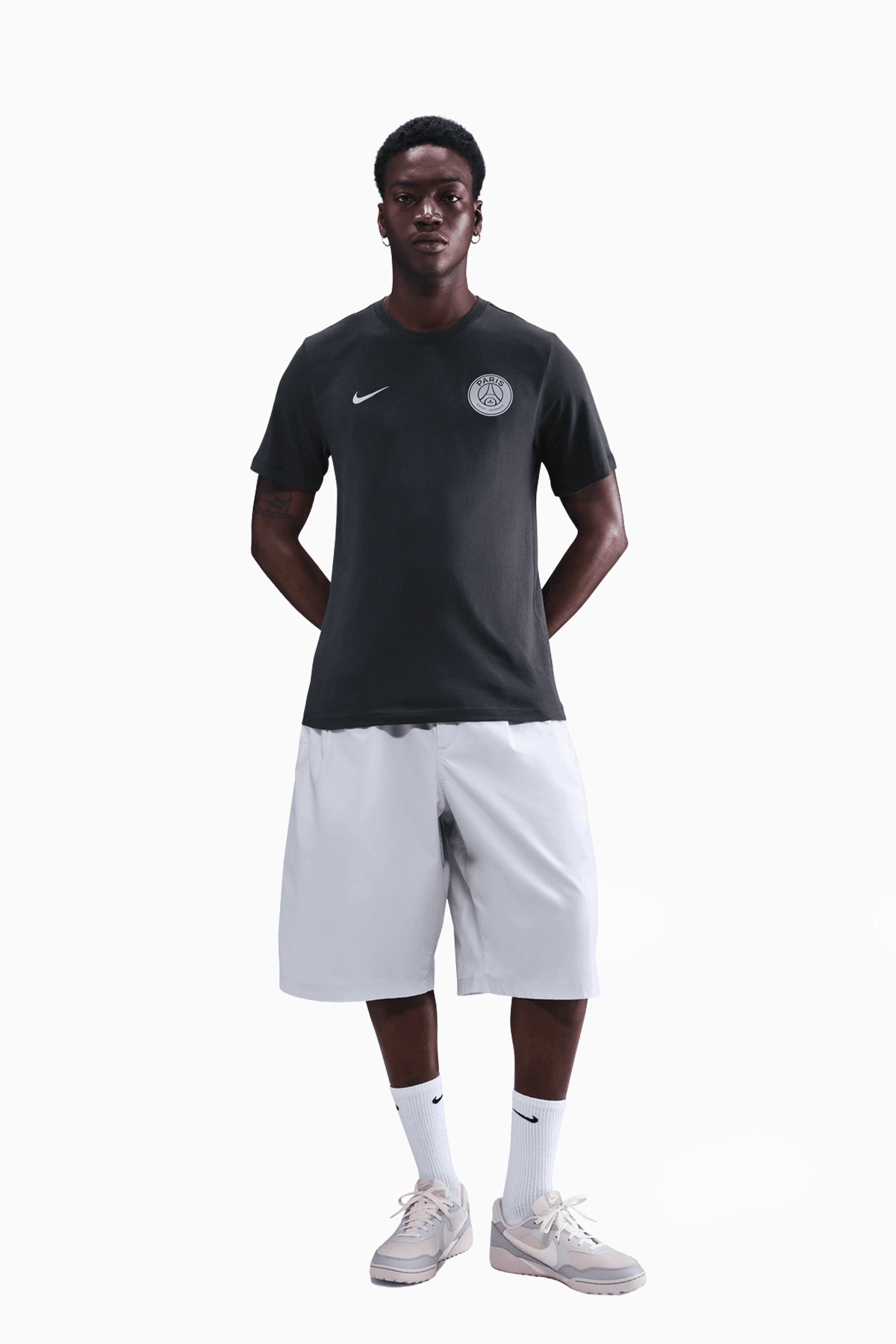 Koszulka Nike PSG 25/26 Paname Tee - Szary