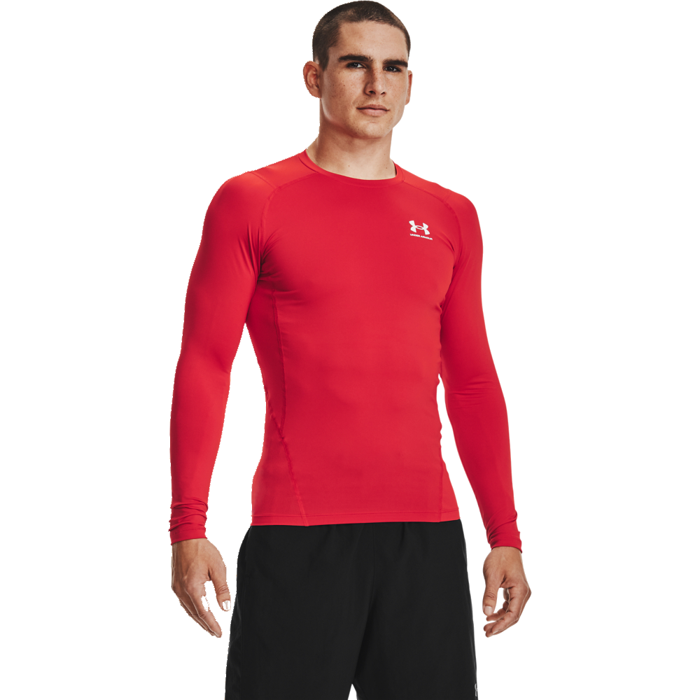 Koszulka Termoaktywna Under Armour HeatGear LS - Czerwony