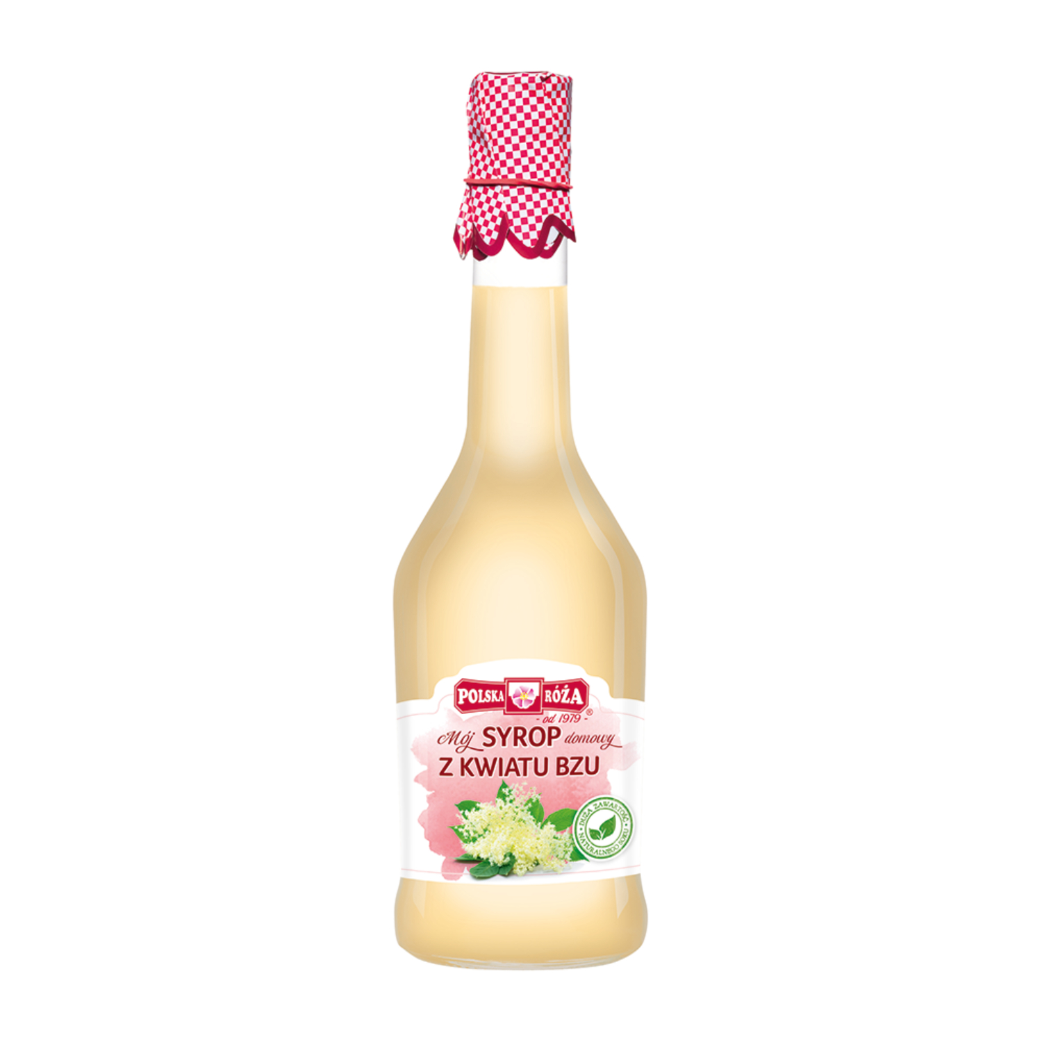 Polska róża - syrop z kwiatu bzu, 500 ml
