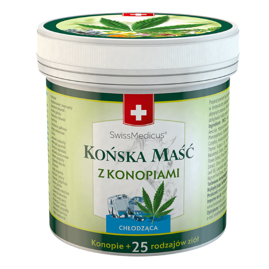 Herbamedicus - maść końska chłodząca z konopiami, 250 ml