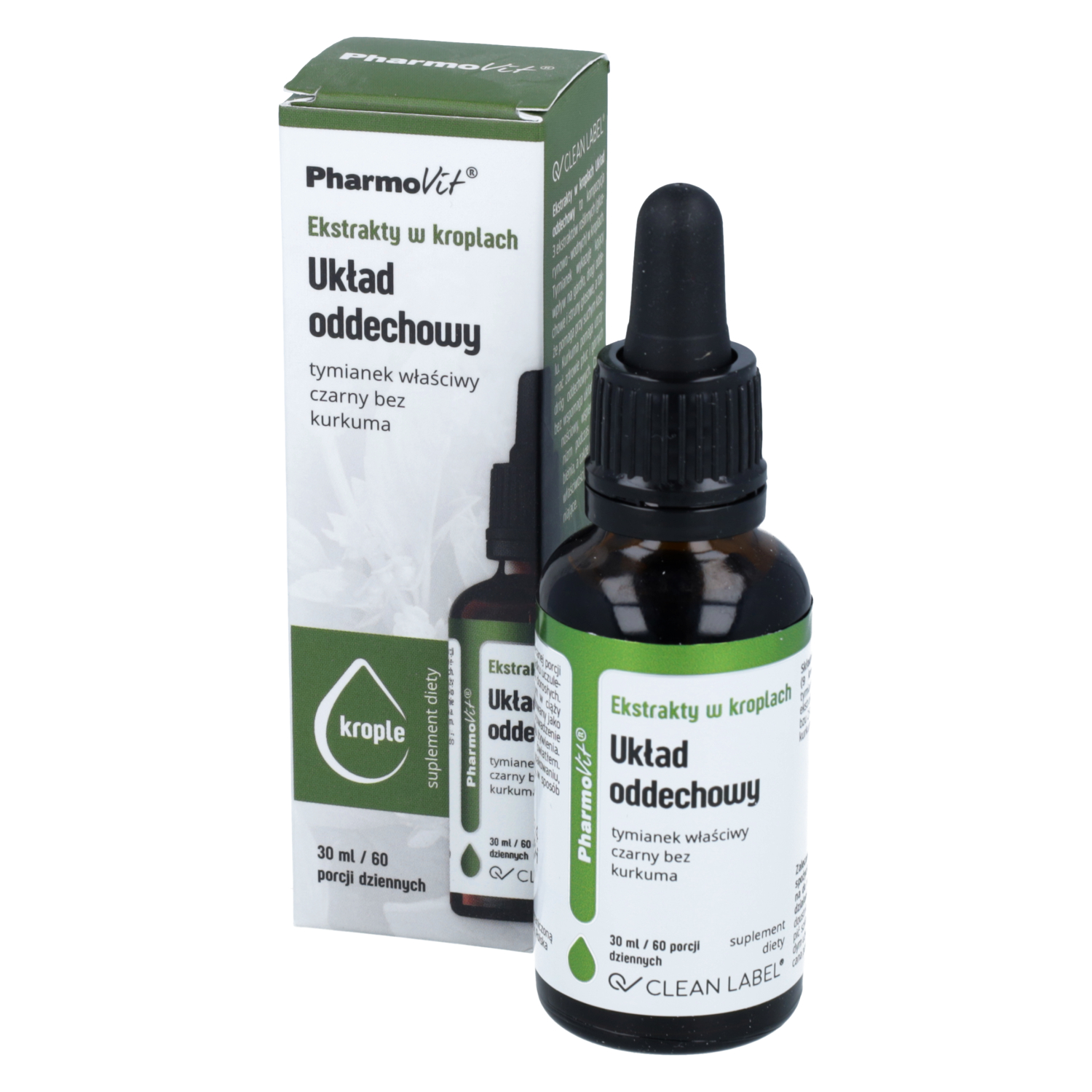 Pharmovit ekstrakty w kroplach układ oddechowy, 30 ml