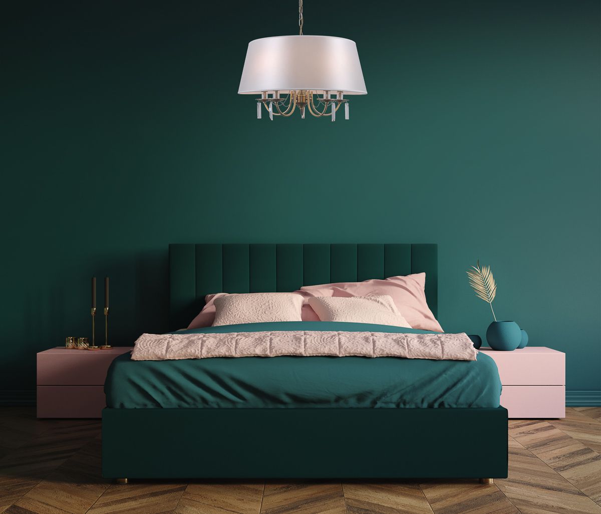 Italux Solana lampa wisząca 5x40 W brązowa PND-28366-5A