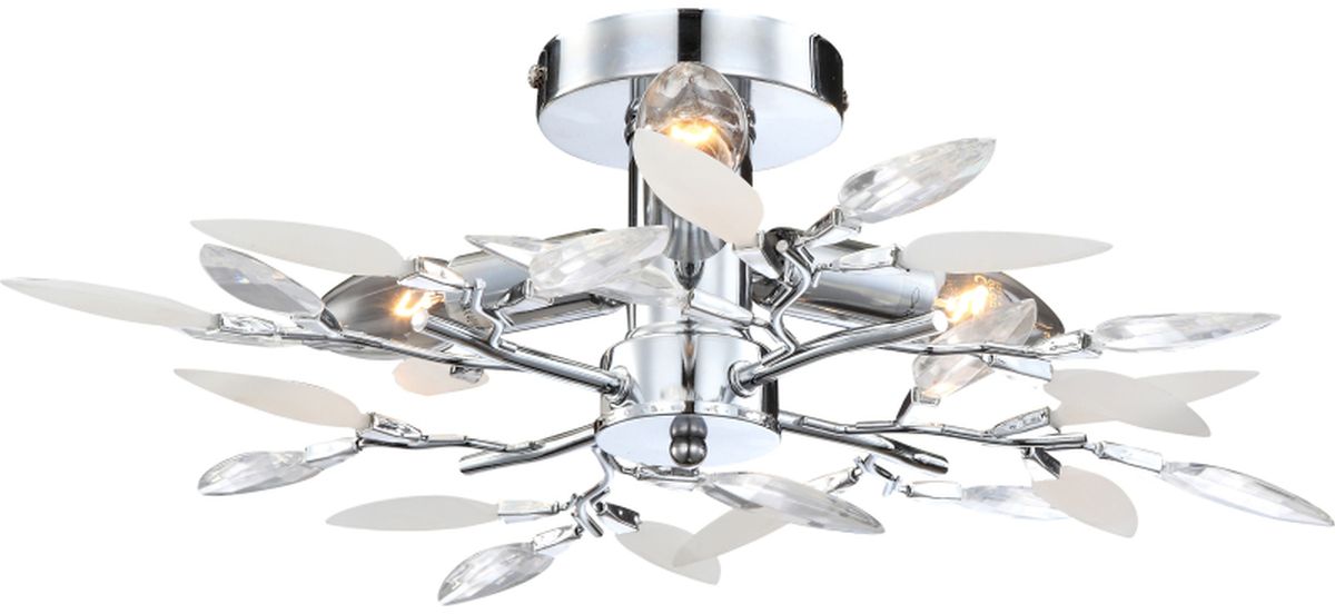 Globo Lighting Vida lampa podsufitowa 3x40W chrom/kryształ 63160-3