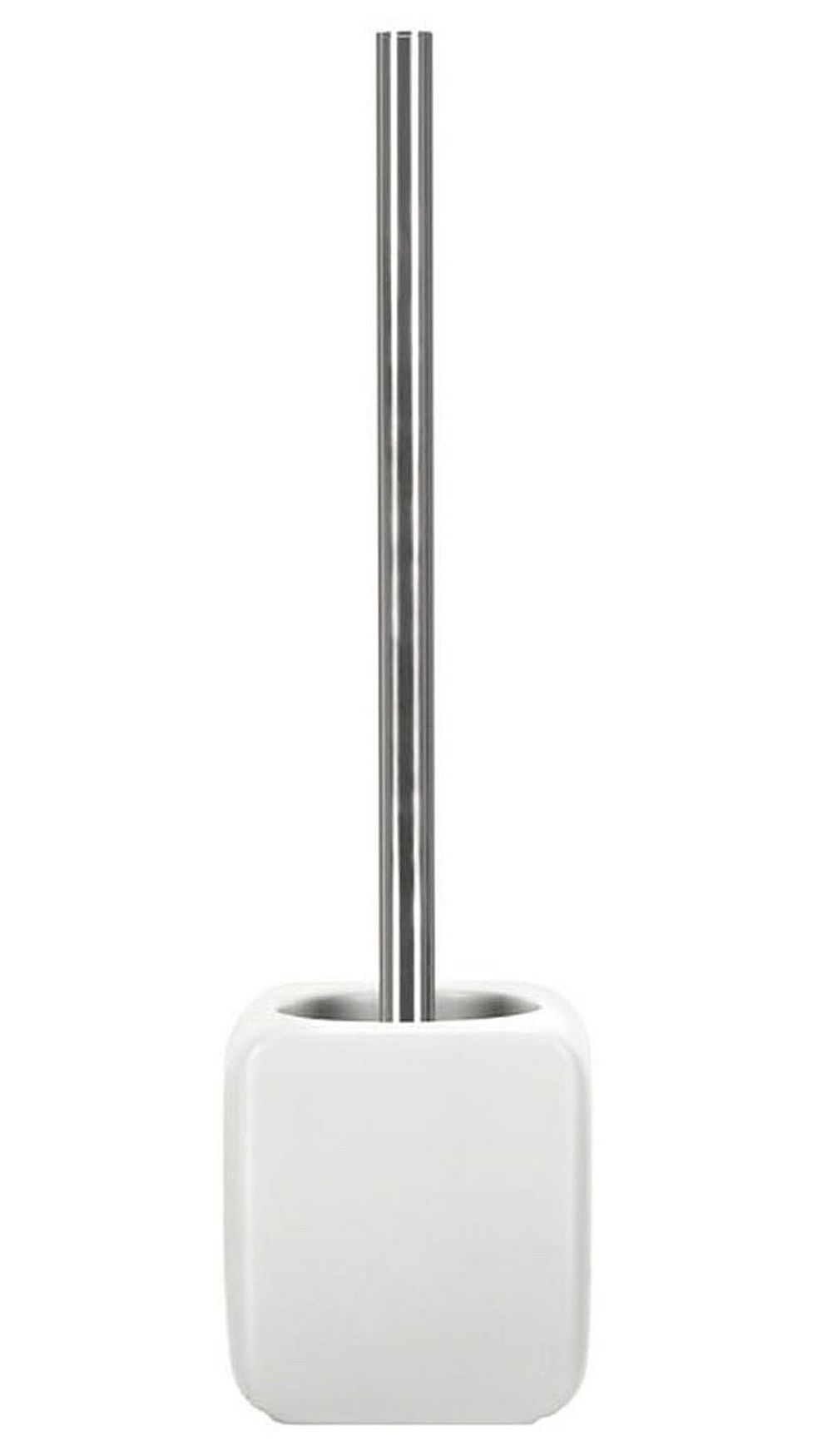 Kleine Wolke Cubic szczotka toaletowa stojąca ceramika biały 5066100856 - Wysyłka w 24h