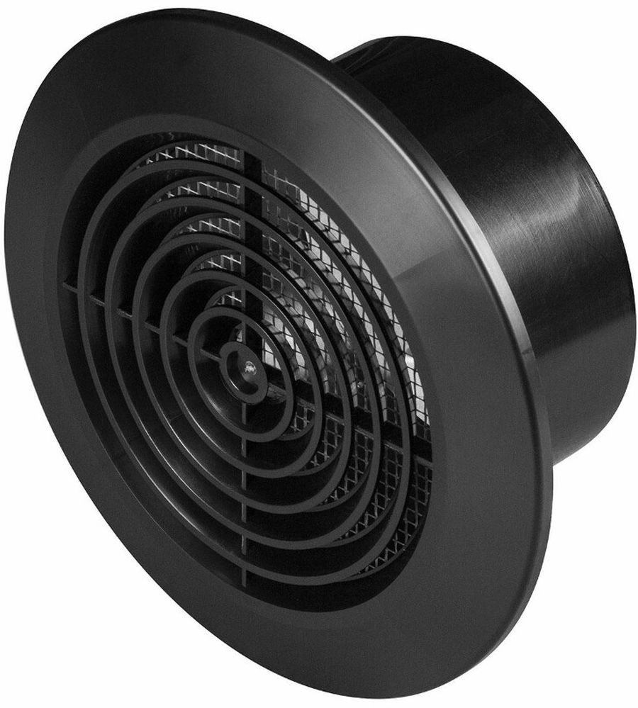Awenta kratka 152x152 mm czarna T64CZ