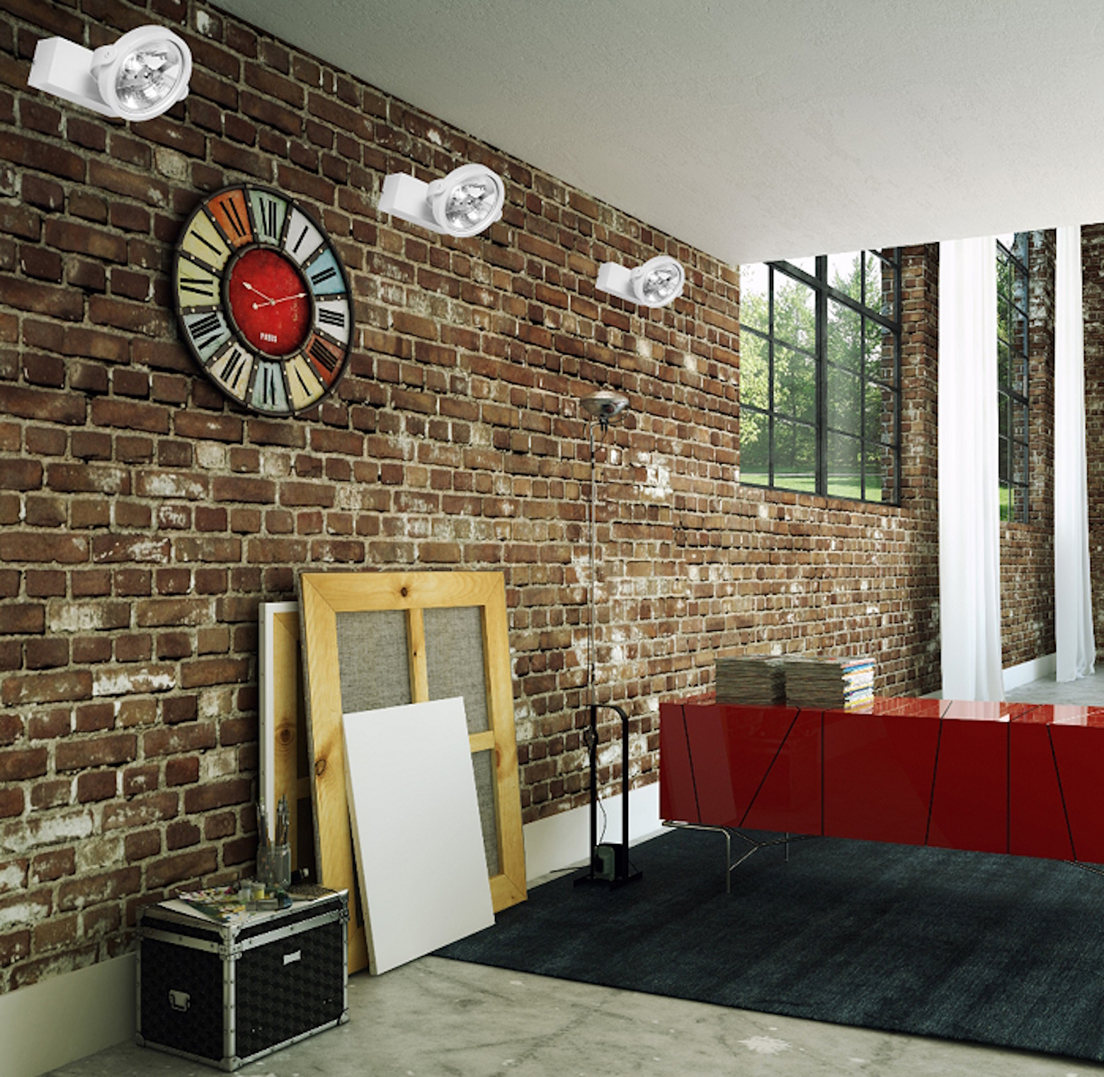 Light Prestige Romeo kinkiet 1x33 W biały LP-2113/1W