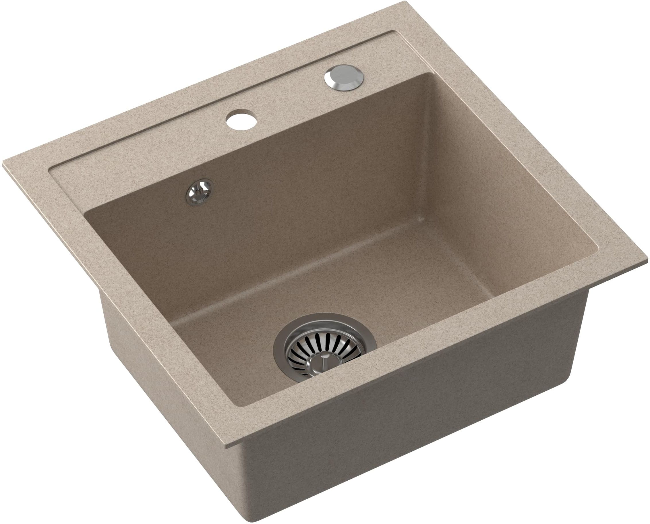 Quadron Johnny 110 zlewozmywak 50x47 cm GraniteQ river sand HCQJ5047BEZK - Wysyłka w 24h
