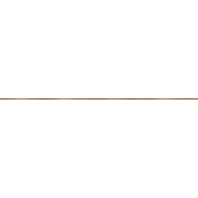 Płytka ścienna listwa METAL COPPER brown glossy 1x119,8 gat. I