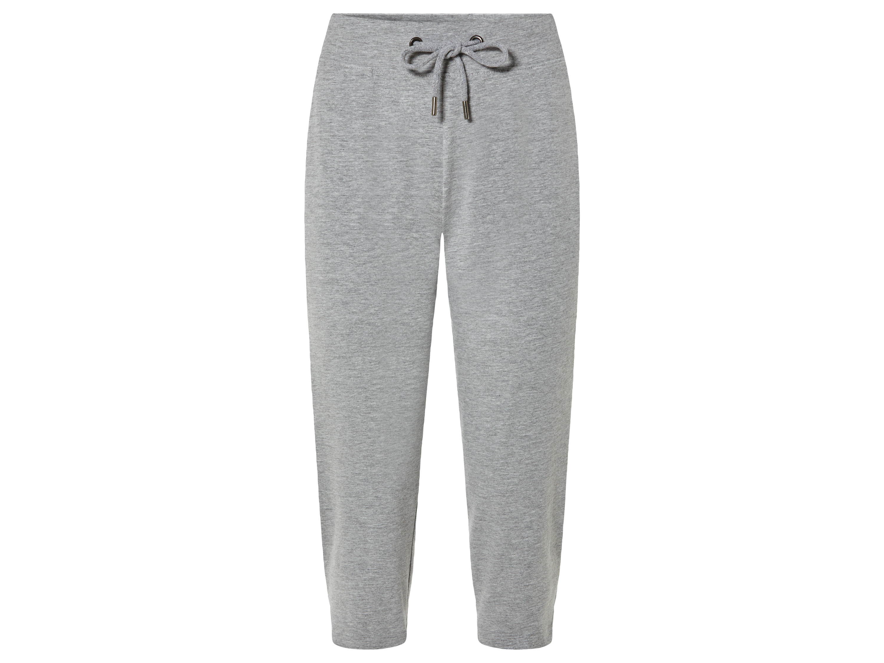 esmara Spodnie 3/4 damskie z bawełną (XS (32/34), Szary)