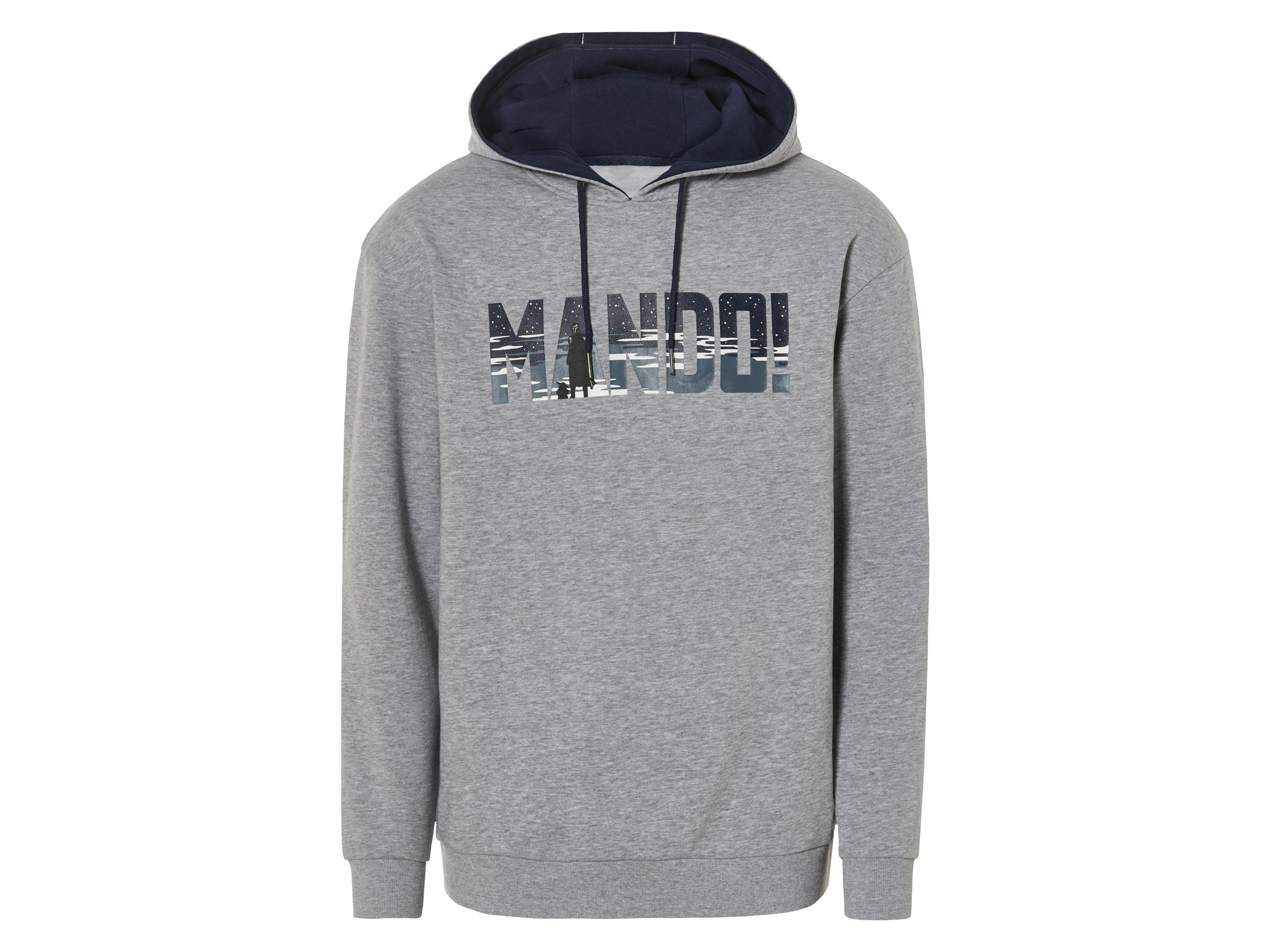 Bluza męska z kapturem M 48/50, Szary