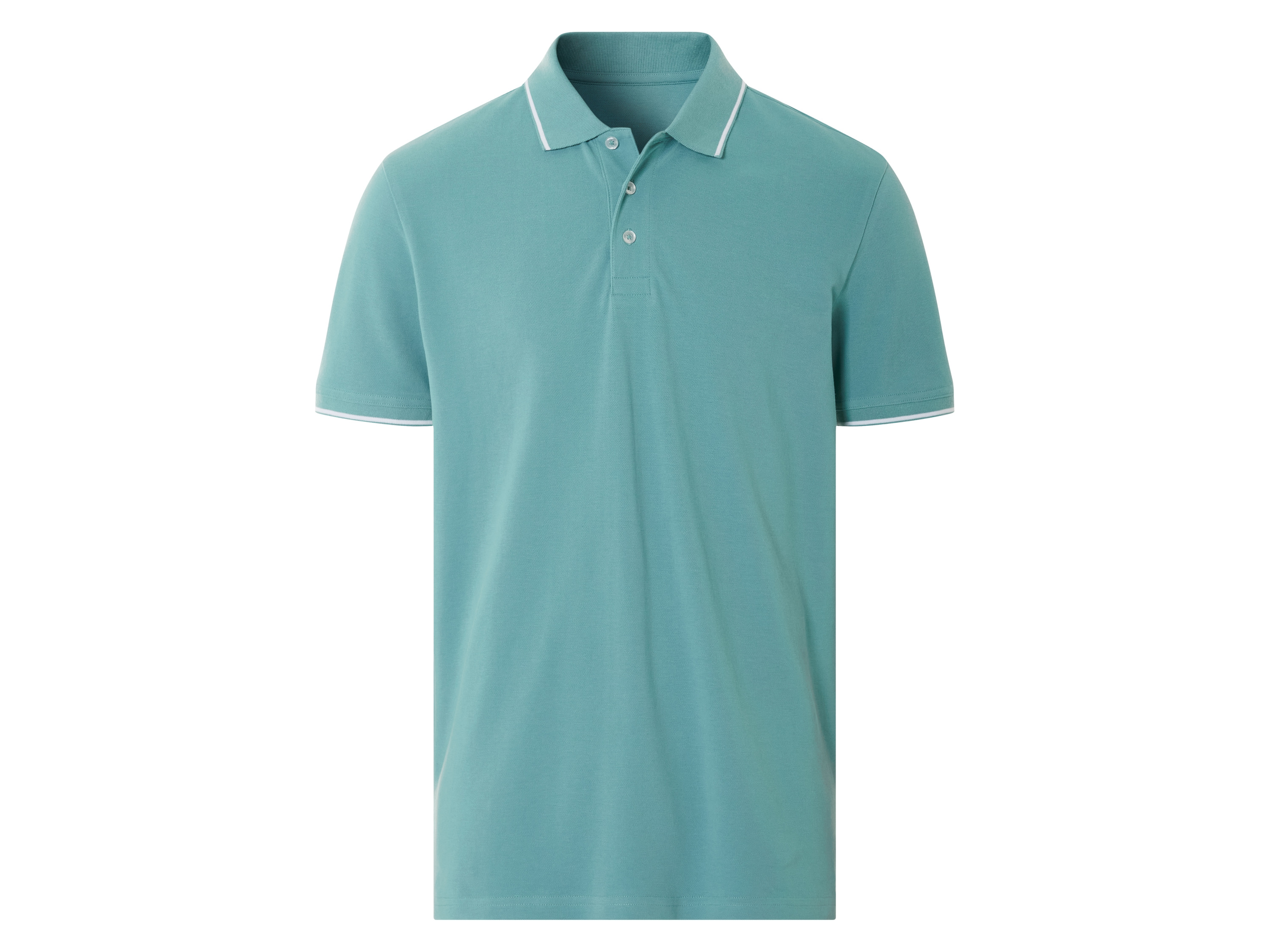 esmara Men Koszulka polo męska, z biobawełny Turkusowy, M 48/50
