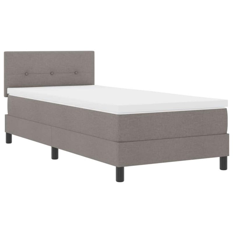 Łóżko z materacem WaszeMeble 80x200 cm ciemnoszary WM-3338647 1 szt.