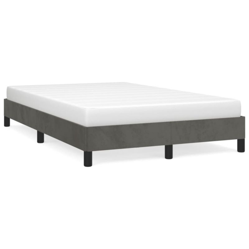 Łóżko tapicerowane WaszeMeble 120x190 cm ciemnoszara WM-379503 1 szt.