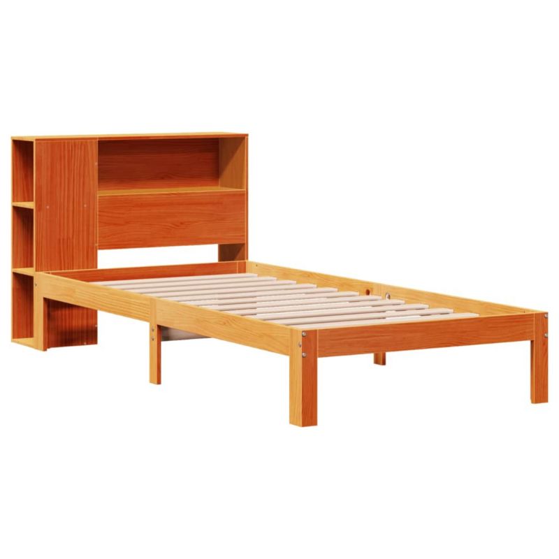 Łóżko drewniane WaszeMeble 75x190 cm brąz WM-3322542 1 szt.