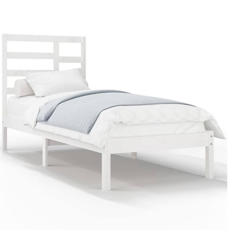 Łóżko drewniane WaszeMeble 90x200 cm biała WM-3105781 1 szt.