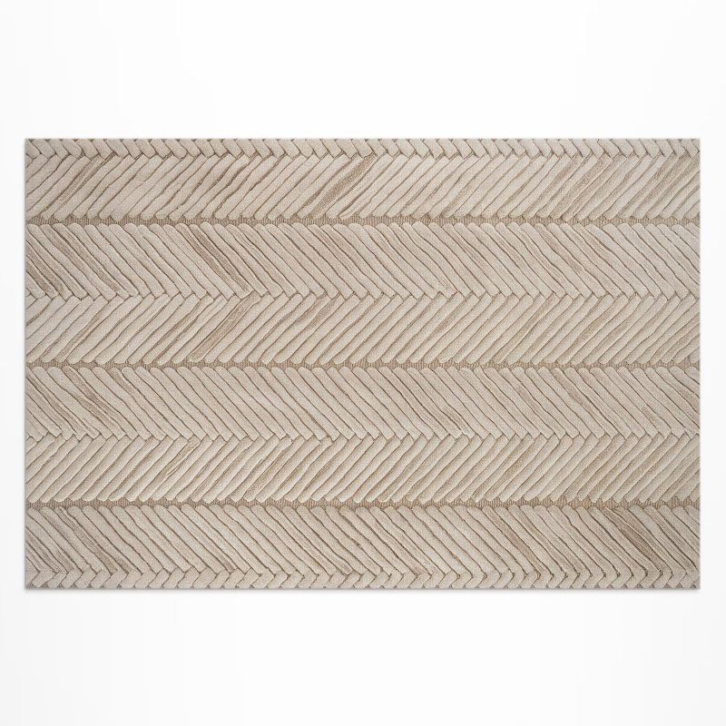 Winylowy Chodnik Zewnętrzny Wallfluent 140x210 cm Indiańska plecionka 1 szt.