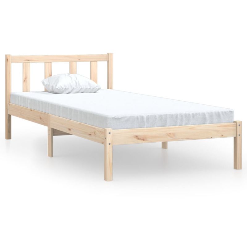 Łóżko drewniane WaszeMeble 100x200 cm brązowe WM-810072 1 szt.