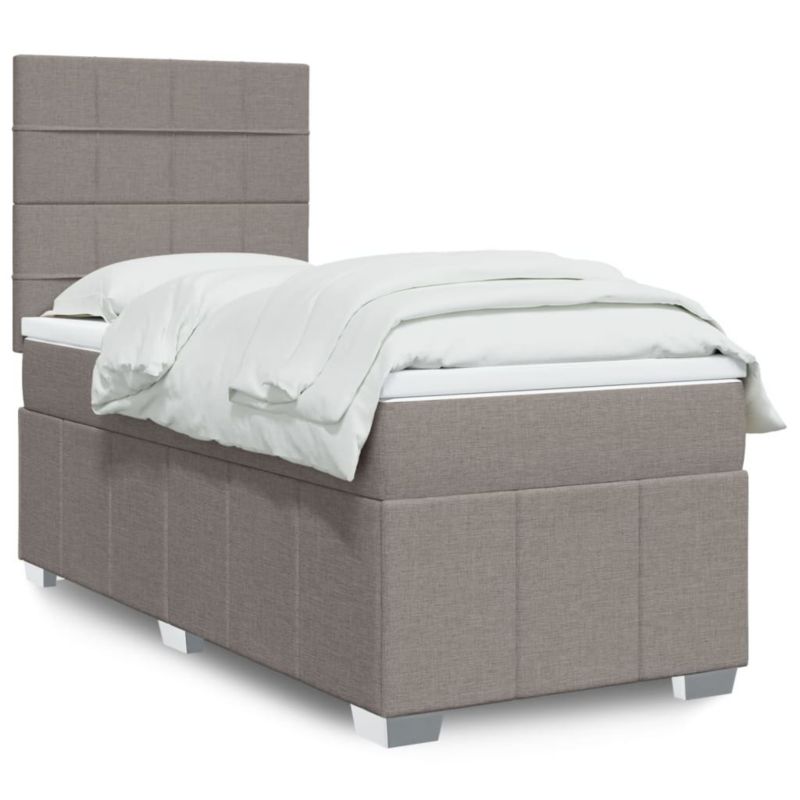 Łóżko kontynentalne WaszeMeble 90x190 cm Brązowe WM-3291527 1 szt.