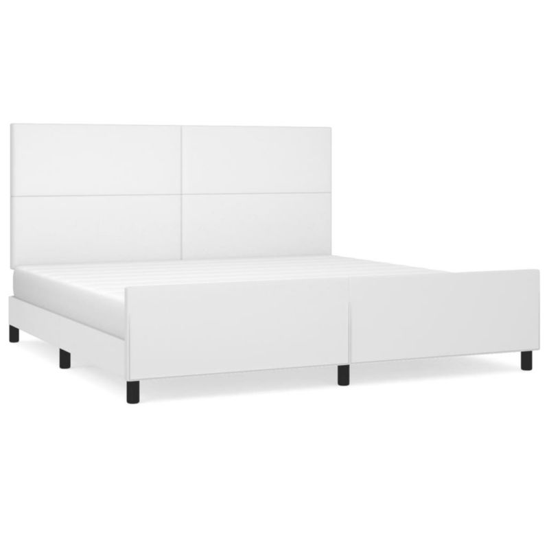 Łóżko tapicerowane WaszeMeble 200x200 cm biała WM-3125470 1 szt.