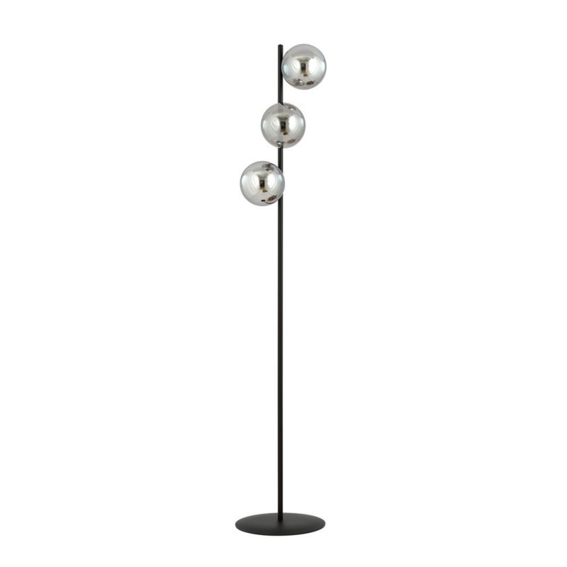 Lampa podłogowa stojąca Emibig Rossi czarno-grafitowa 3 x E14 x 10W wym: 150 x 33 cm - 1 szt.