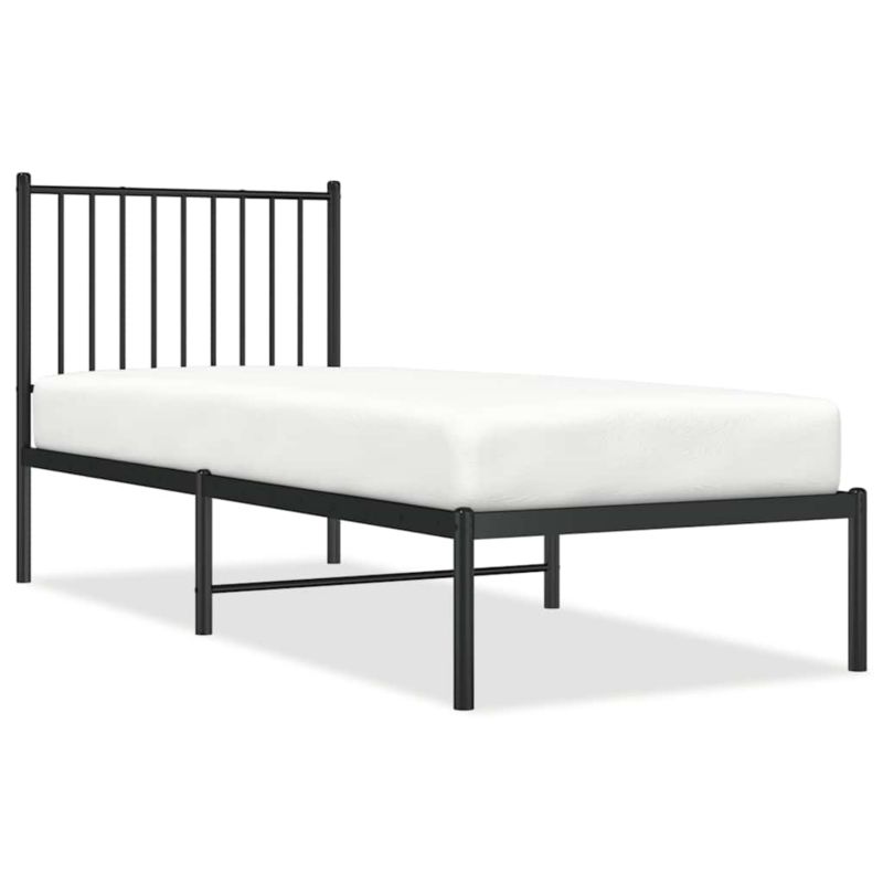 Łóżko metalowe WaszeMeble 80x200 cm czarny WM-350855 1 szt.