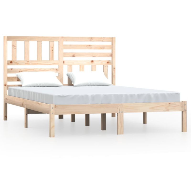 Łóżko drewniane WaszeMeble 120x190 cm brązowe WM-3100993 1 szt.
